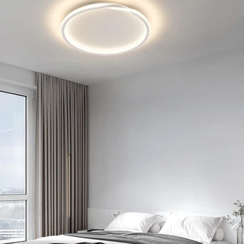 Потолочный светильник для спальни Nordic Ультратонкий круглый Светодиодный светильник для кабинета в главной спальне 3