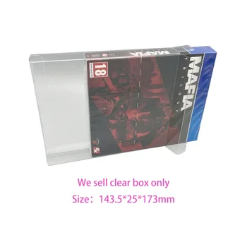 Прозрачная защитная коробка TEP для PS4 для PlayStation 4 Mafia Trilogy game Прозрачный дисплей коробка для хранения 6