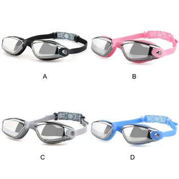 Профессиональные очки для плавания с противотуманными линзами и регулируемым ремешком Высококачественный силиконовый материал обеспечивает высокую плавучесть 13