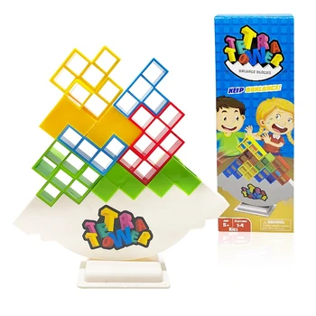 Развивающая игрушка для укладки блоков, игрушка Монтессори, игрушка для семейного досуга для детей 3