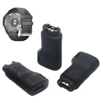 Разъем USB TypeC к 4-контактному зарядному кабелю зарядное устройство для Garmin Forerunner 945 адаптер vivoactive 3 fenix 5X Plus 95AF адаптер 15
