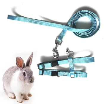 Регулируемая шлейка для ежика для тренировок, игровая тяговая веревка Высококачественная тяговая веревка для животных Поводок для кролика и шиншиллы