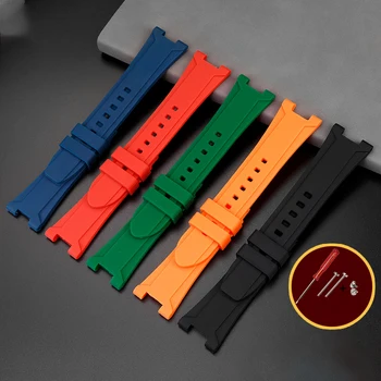 Резиновый браслет Для Casio Steel Heart Серии G-SHOCK GST-B500D/AD Модифицированный Силиконовый Ремешок для часов из Смолы ремешок для часов 26 мм браслет