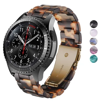 ремешок из смолы 20 мм 22 мм для Samsung Galaxy Watch 3 46 мм Active 2 40 44 мм Gear S3 Замена ремешка для Huawei Gt2 Watch 4