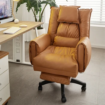 Роскошные Мобильные Офисные кресла Эргономичный Конференц-зал из кожи для отдыха Геймеров Офисное кресло С откидной спинкой Sillon Pedicura Мебель для дома 3