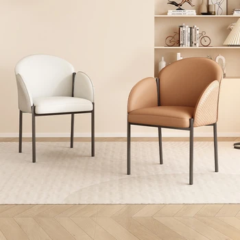Роскошные Обеденные стулья для дома Современный Минималистский Расслабляющий Креативный Дизайн Обеденных стульев Мебель для гостиной Cadeiras WZ50DC 7