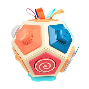 Сенсорная игрушка Baby Busy Ball, обучающие игрушки, Многофункциональная мелкая моторика, распознавание цвета, Тренировка гибкости пальцев. 1