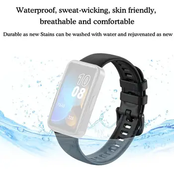 Силиконовые ремешки для часов Huawei Watch 8, сменный ремешок, многоцветный быстроразъемный силиконовый спортивный браслет M7Z6 9