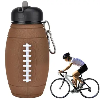 Складные бутылки для воды Спортивная чашка для воды футбольной формы, герметичные спортивные бутылки для внутреннего и наружного использования 5