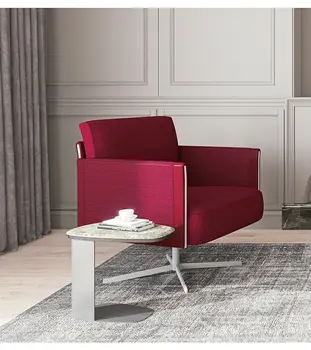 Современный Простой Одноместный диван-кресло, Легкое Роскошное Дизайнерское кресло, Креативное Вращающееся кресло для отдыха в гостиной