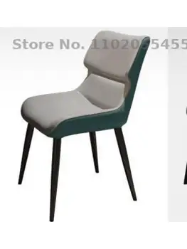 Стул для макияжа, письменный стол в спальне, стул для комнаты, легкий кожаный роскошный простой современный компьютерный стул, удобный для сидячего образа жизни 3