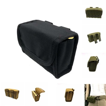 Тактический держатель для перезарядки снаряда Sgun на 10 патронов Molle Pouch, сумка для магазина 12 калибра / 20 г, патронташ, патронташ для патронов на открытом воздухе