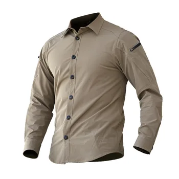 Уличная тактическая быстросохнущая рубашка S.archon Defender, мужская влагоотводящая армейская веерная весенне-осенняя рубашка с длинным рукавом 11