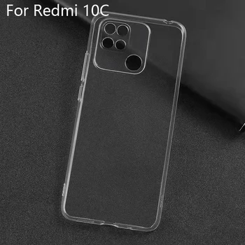 Ультратонкий Прозрачный Чехол Для телефона Xiaomi Redmi 10C Case Силиконовая Мягкая Задняя Крышка Для Redmi10C 10 C Case 9
