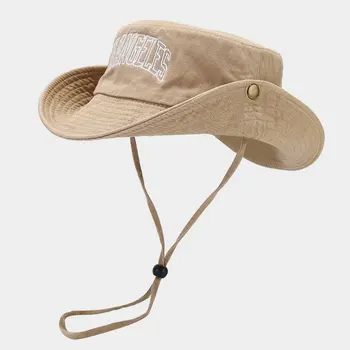 Хлопковая панама с вышивкой буквами Four Seasons, Рыбацкая шляпа, солнцезащитная кепка для путешествий на открытом воздухе для мужчин и женщин 189 14