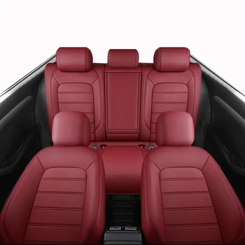 Чехлы для автомобильных сидений Ford Mondeo Mk4 Focus Kuga Fiesta Fusion Explorer Edge Man Custom Leather Woman Салонные Автоаксессуары 13