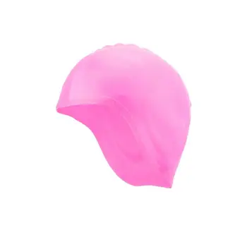 Шапочка для плавания монохромная силиконовая шапочка для плавания Нейлоновый материал Портативное оборудование для плавания Гибкая Хорошая эластичность Экологичная 11