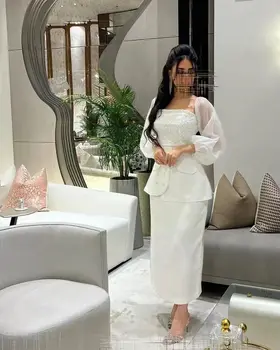 Элегантные платья для выпускного вечера для женщин 2023, Арабский дизайн одежды, вечернее платье с длинными рукавами и пайетками из 2 предметов, платья для официальных мероприятий 3