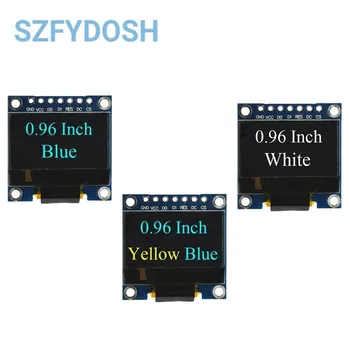 0,96 Дюймов IIC SPI Последовательный 7Pin Белый/Синий/Желтый Синий/Желтый OLED-дисплей Модуль SSD1306 12864 ЖК-экран Доска 12