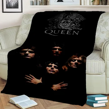 3D Одеяло Freddie Mercury Queen-рок-группы, мягкое покрывало для дома, кровати, дивана, офиса для пикника, путешествий, покрывало для детей