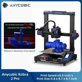 3D-принтер ANYCUBIC Kobra 2 Pro FDM С 25-точечным автоматическим выравниванием LeviQ 2.0 и высокой скоростью печати 9,8 дюйма в секунду 13
