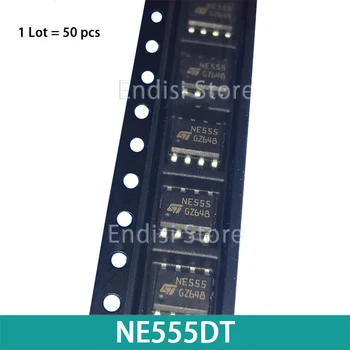 50ШТ NE555DT NE555 SOP-8 ST универсальные однополярные таймеры с микросхемой IC 4