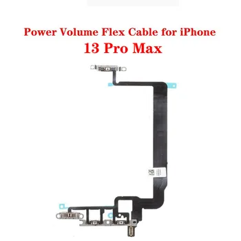 50ШТ Для iPhone 13 Pro Max Mini Гибкий кабель включения выключения питания с металлической кнопкой переключения громкости Ключевые Детали 10