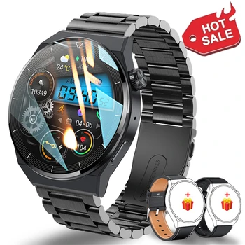 GT3 Pro NFC Смарт-часы Мужские AMOLED 390*390 HD Экран Частота Сердечных Сокращений Bluetooth Вызов IP68 Водонепроницаемые Смарт-часы 2023 НОВЫЕ 15