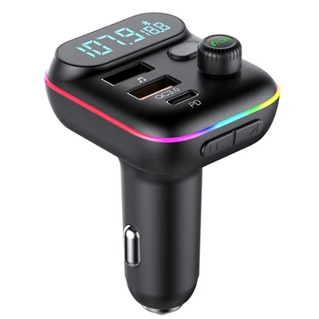 Автомобильный Bluetooth MP3-плеер T70 FM-передатчик Универсальное быстрое USB-зарядное устройство Автомобильные принадлежности 8