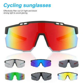 Велосипедные солнцезащитные очки с защитой от ультрафиолета для мужчин и женщин, Поляризованные линзы, Ветрозащитные солнцезащитные очки, Большая оправа, Спортивные очки на открытом воздухе, Goggle 14