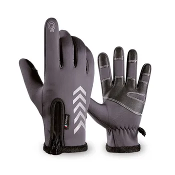 Защитные перчатки для вождения на открытом воздухе, спортивные перчатки, теплые велосипедные перчатки, перчатки-варежки 11