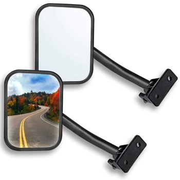 Зеркало заднего вида для Jeep Wrangler TJ JK 4X4 для бездорожья Morror Прямоугольные зеркала бокового обзора, 2 5
