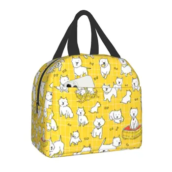 Изолированные сумки для ланча West Highland Terrier Westie для женщин, переносной холодильник для собак, Термос для ланча, Школьная сумка для хранения для пикника 10