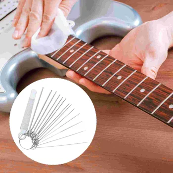 Инструмент для ремонта стержня Luthier, Набор Напильников для Долбежки Гаек, Набор музыкальных инструментов из Гитарной стали