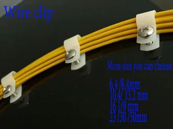 Кабельный зажим серии #R кабельная стяжка типа # R, нейлоновый зажим для проволоки, диаметр зажима 3,3-10,6 мм, силовой шкаф, крепление для распределения проводов P-образной формы 5