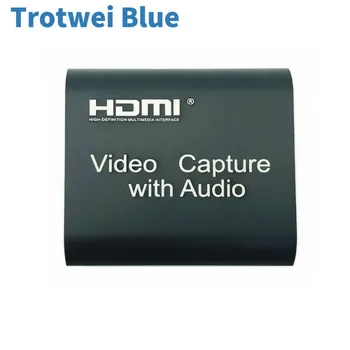 Карта видеозахвата 4K 1080P HDMI-USB 2.0 Захват Аудиовыхода Микрофонный Вход Коробка для записи игр ПК Устройство для захвата прямой трансляции HD 14