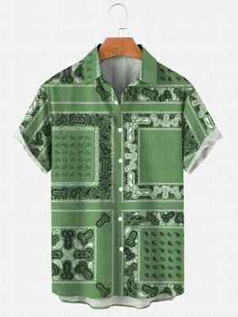 Мужская рубашка Pride Art с забавным принтом, Гавайские рубашки с карманами с 3D-принтом И коротким рукавом 15