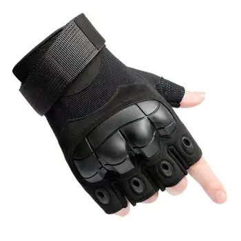Мужские амортизирующие велосипедные перчатки, тактические боевые военные перчатки на полпальца, нескользящие дышащие перчатки с сенсорным экраном 13