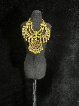 Ожерелье для куклы 1/6 BJD, красивые золотые ювелирные аксессуары в египетском стиле 12