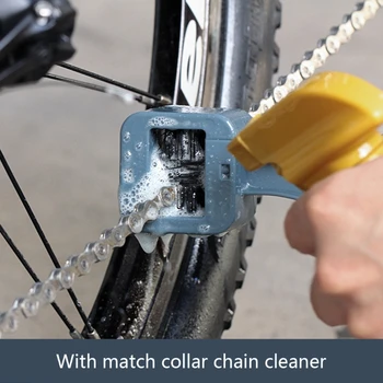 Пластиковая щетка для чистки цепи мотоцикла, Скруббер, Велосипедный инструмент для чистки снаряжения, Очиститель для горных велосипедов MTB, Стиральная машина для горных велосипедов