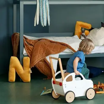 Плюшевая подушка для сна Алфавит Плюшевая игрушка PP хлопок английский алфавит Кукла Детская развивающая игрушка Реквизит для фотографий 1