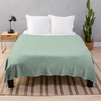 Покрывало цвета шалфея зеленого, Роскошное одеяло, Летние постельные принадлежности, одеяла 14