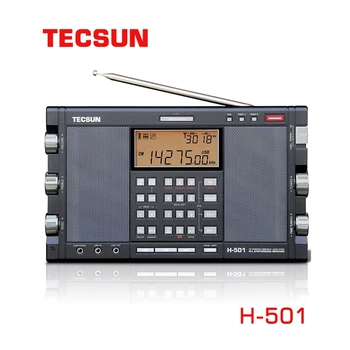 Портативное стереоприемное устройство Tecsun H-501, полнодиапазонный FM-SSB-радиоприемник, двухголосный FM-динамик с радиомузыкальным проигрывателем