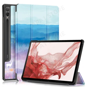 Тонкий Магнитный Чехол Для Samsung Galaxy Tab S9 Plus Smart Case SM-X810 SM-X816B SM-X818U 12,4 