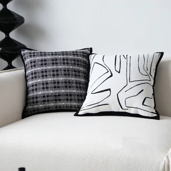 Удобные Современные подушки, наволочки для диванов, Роскошная подушка для стула в гостиной, Эстетичный Дизайнерский прямоугольник Almofadas Home Decor 12