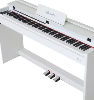 Утяжеленные клавиши 88-клавишное цифровое пианино Baby Grand white 14