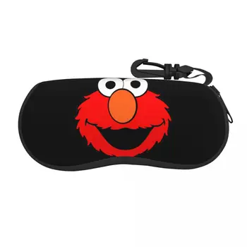 Чехол для очков Elmo Cookie Monster Для женщин и мужчин, Мягкая Защитная коробка для солнцезащитных очков с забавными персонажами Улицы Сезам 8