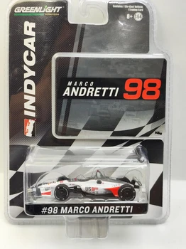 1: 64 # 98 Marco Andretti High Simulation Отлитый под давлением автомобиль Из металлического сплава, модель автомобиля, коллекция детских игрушек, подарки W249 14