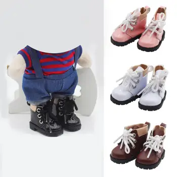 1 пара кукольных туфель, 5 цветов, кукольные сапоги, миниатюрная обувь на твердой подошве, аксессуары для кукольной одежды BJD, игрушка для девочек в подарок 8