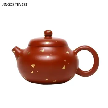 180 МЛ Ручной работы Dahongpao Beauty Teapot Бутик Исин Фиолетовый Глиняный Чайник Китайский Фильтр Чайник Пользовательские Китайские Чайные Аксессуары 2